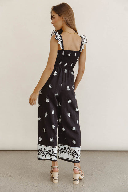 Krista Smocked Jumpsuit - FINAL SALE