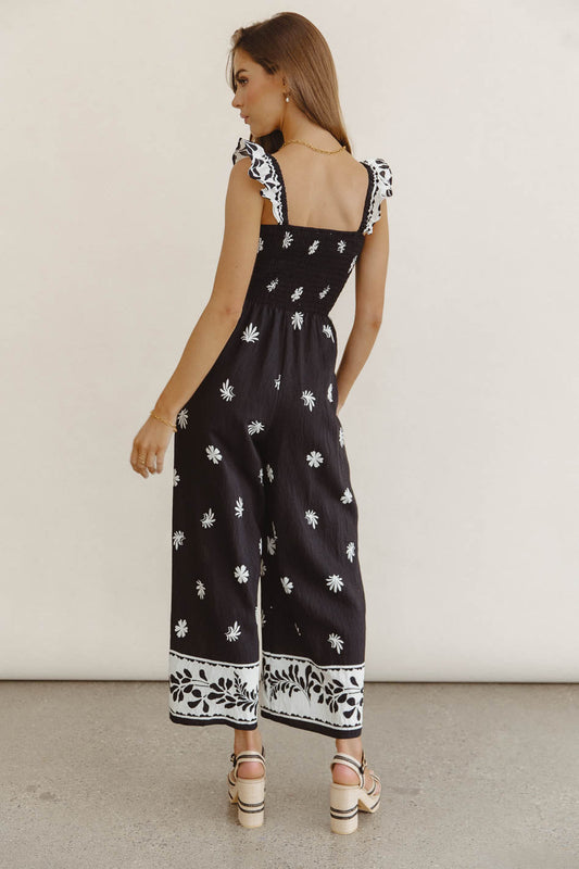 Krista Smocked Jumpsuit - FINAL SALE