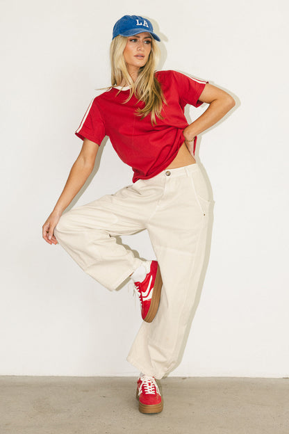 All Star Striped Tee - FINAL SALE