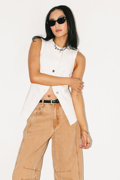 Stella Denim Vest - FINAL SALE