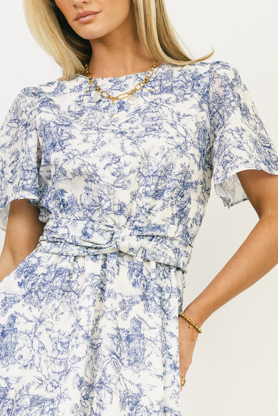 Theresa Floral Midi Dress - FINAL SALE