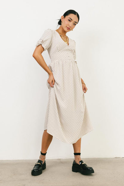 Janae Polka Dot Midi Dress - FINAL SALE