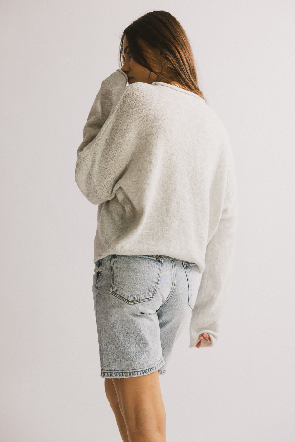 Maci Cardigan in Grey - FINAL SALE