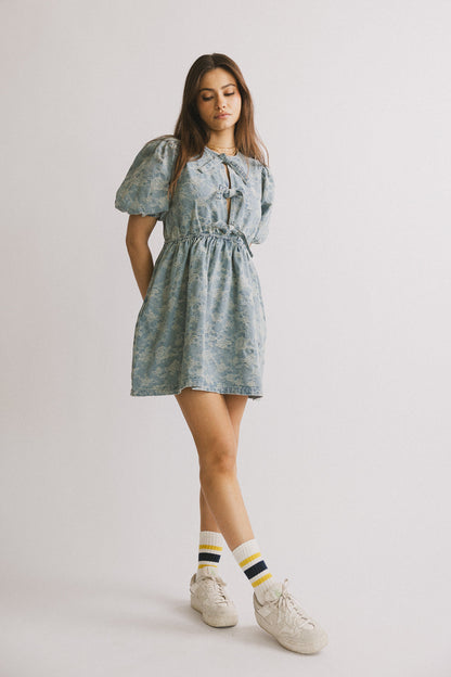 Pony Denim Mini Dress - FINAL SALE