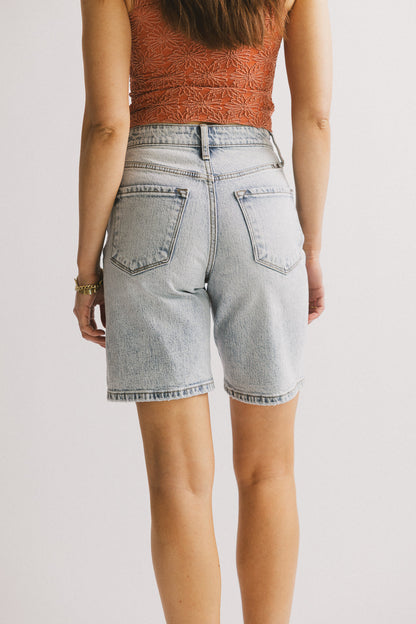 Quinn Light Wash Bermuda Shorts - FINAL SALE
