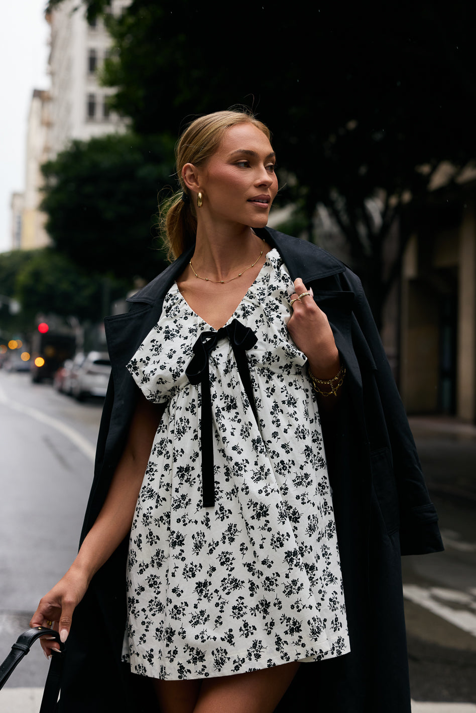 Margot Floral Babydoll Dress - FINAL SALE