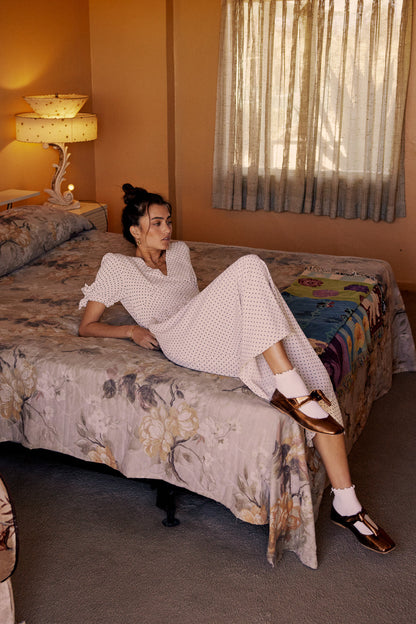 Janae Polka Dot Midi Dress - FINAL SALE