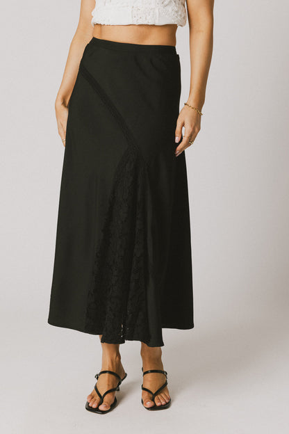 Samantha Maxi Skirt in Black - FINAL SALE