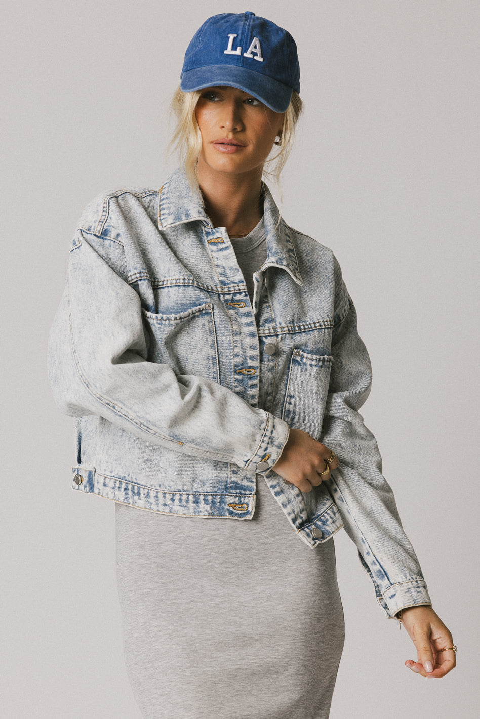 Jill Light Wash Denim Jacket - FINAL SALE