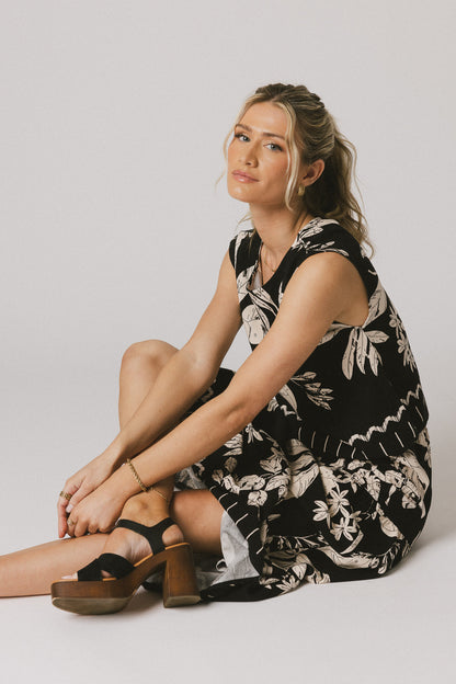 Tikki Abstract Maxi Skirt - FINAL SALE