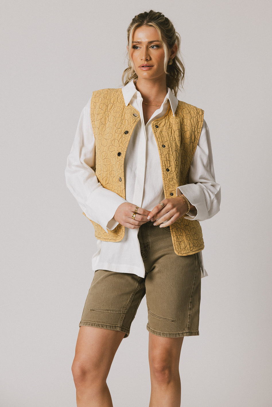 Micki Embroidered Vest - FINAL SALE