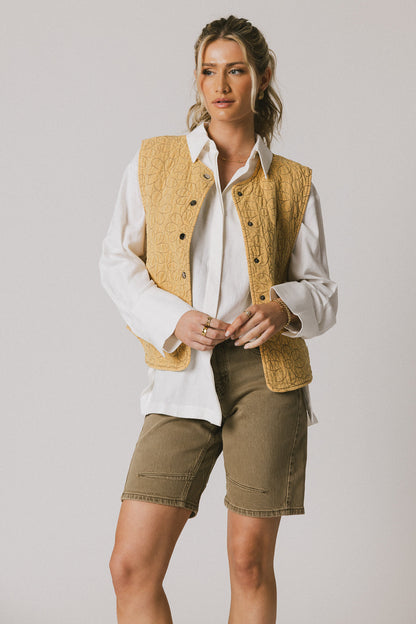 Micki Embroidered Vest - FINAL SALE