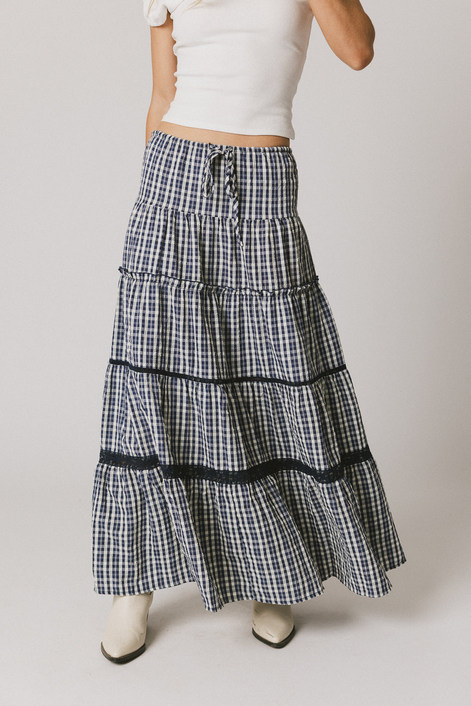 Jasper Plaid Maxi Skirt - FINAL SALE