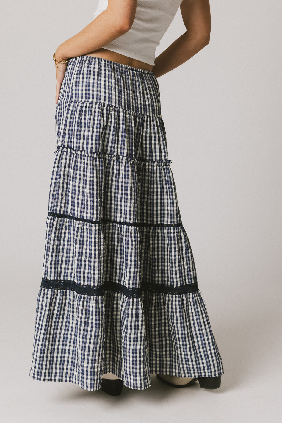 Jasper Plaid Maxi Skirt - FINAL SALE