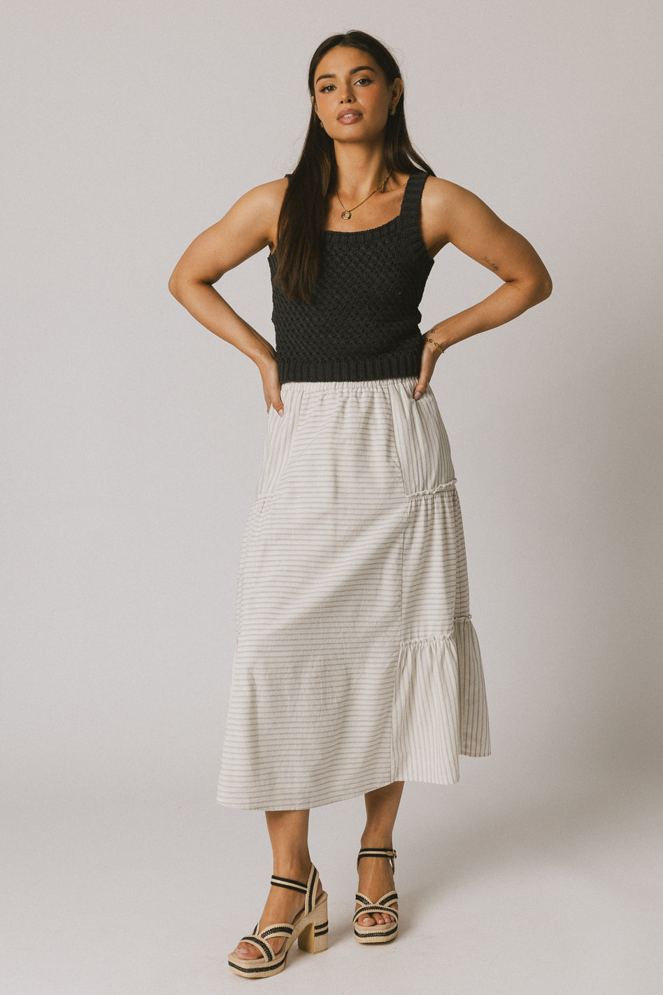 Pepper Striped Maxi Skirt - FINAL SALE