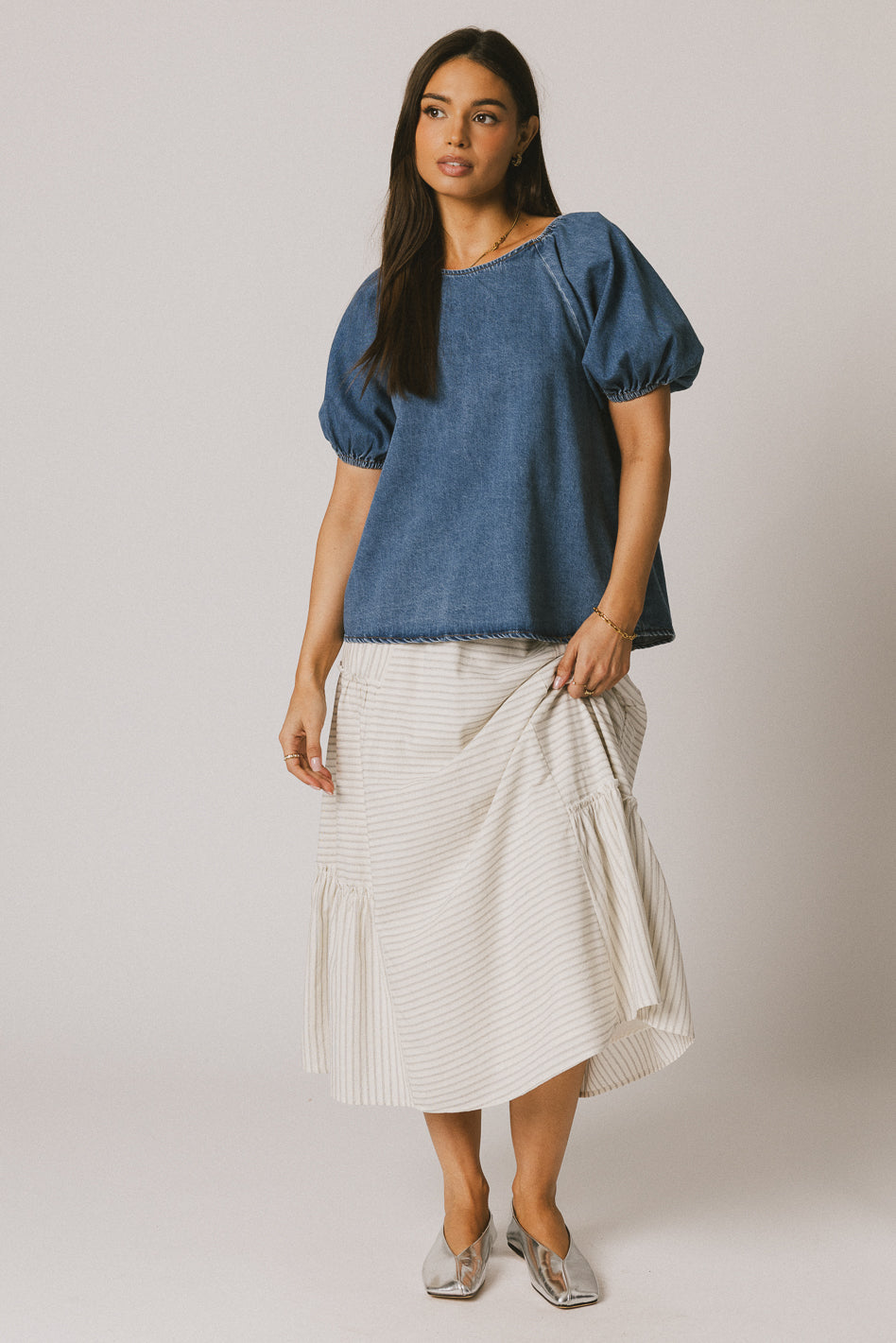 Pepper Striped Maxi Skirt - FINAL SALE