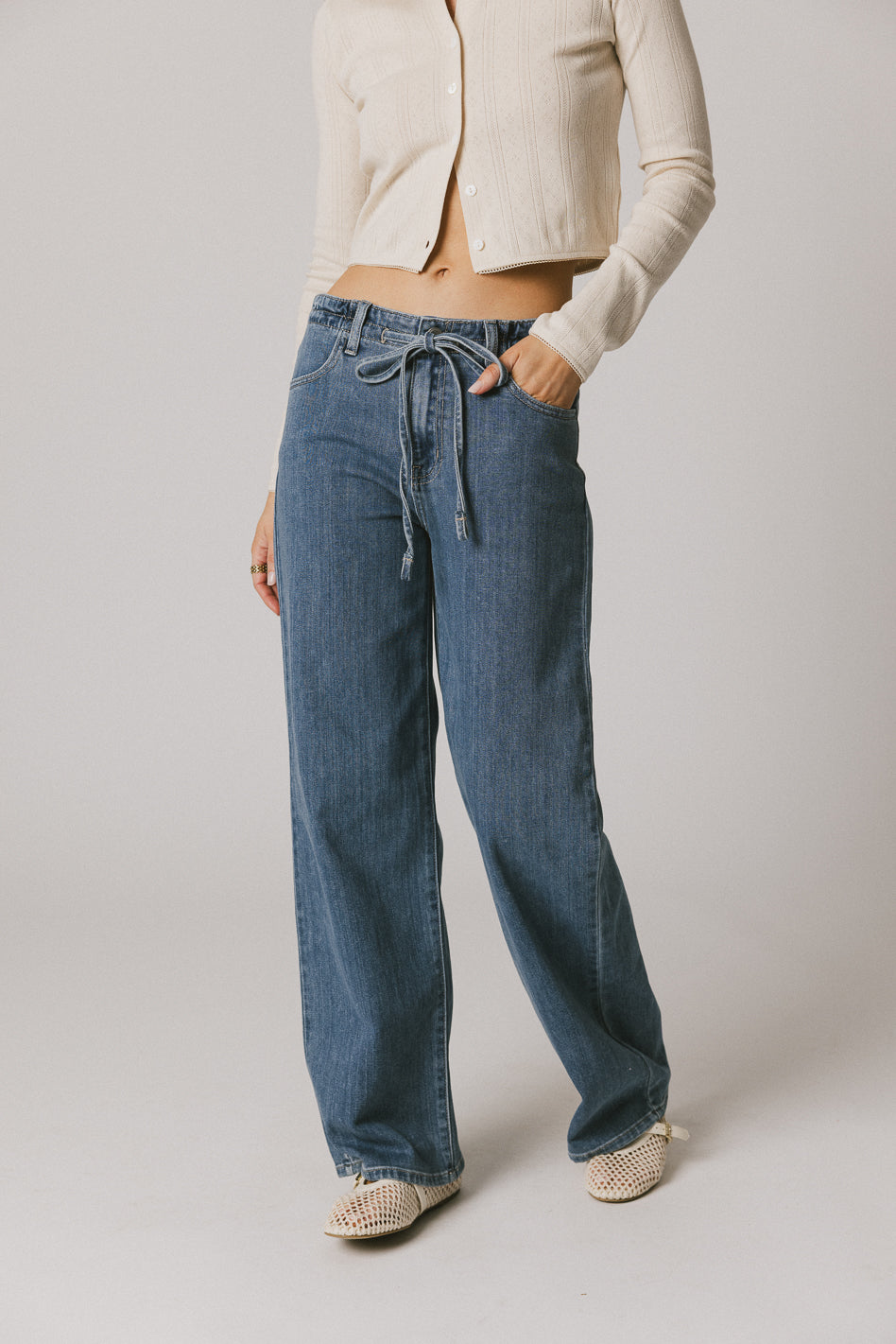 Enzo Wide Leg Jeans - FINAL SALE
