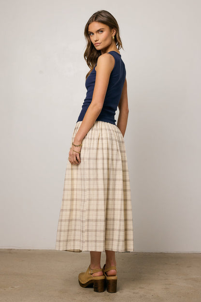 Sharon Plaid Maxi Skirt - FINAL SALE