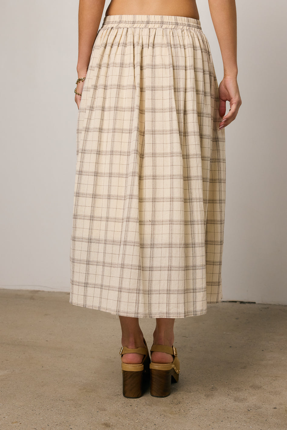 Sharon Plaid Maxi Skirt - FINAL SALE