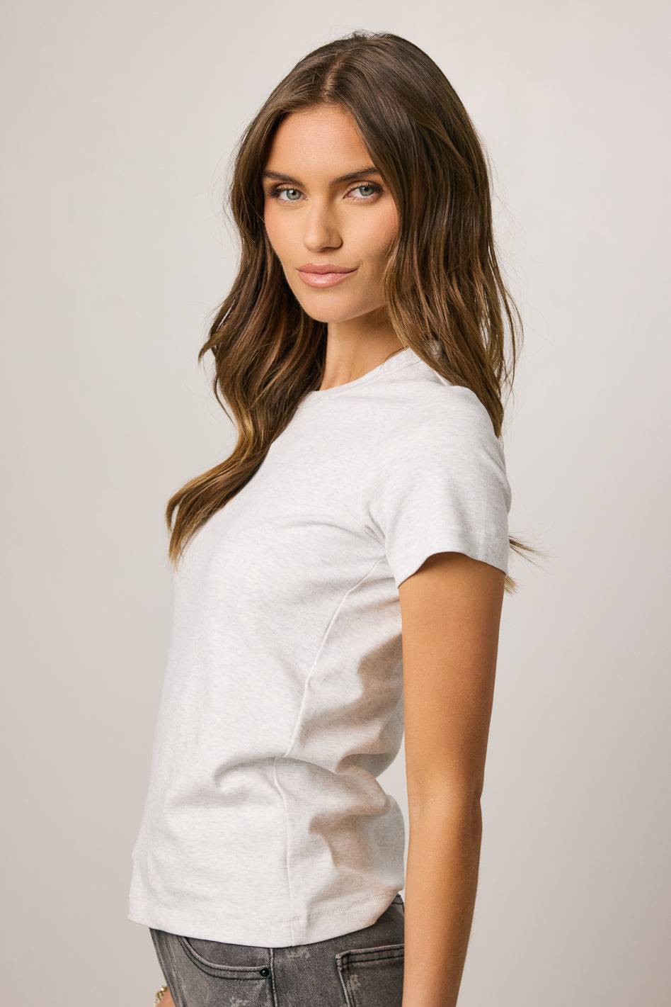 Mckenna T-Shirt in Heather Grey