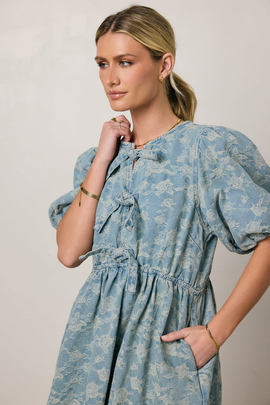 Pony Denim Mini Dress - FINAL SALE