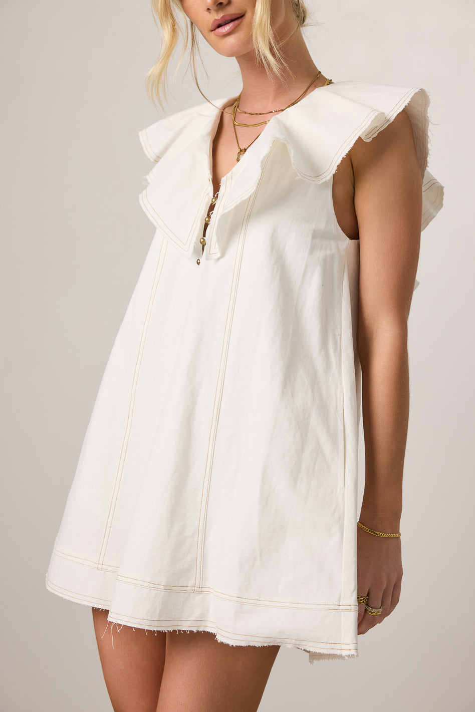 Willow Collared Babydoll Dress - FINAL SALE