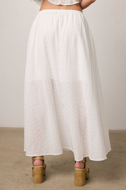 Olivia Embroidered Maxi Skirt - FINAL SALE