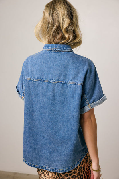 Luca Denim Button Up - FINAL SALE
