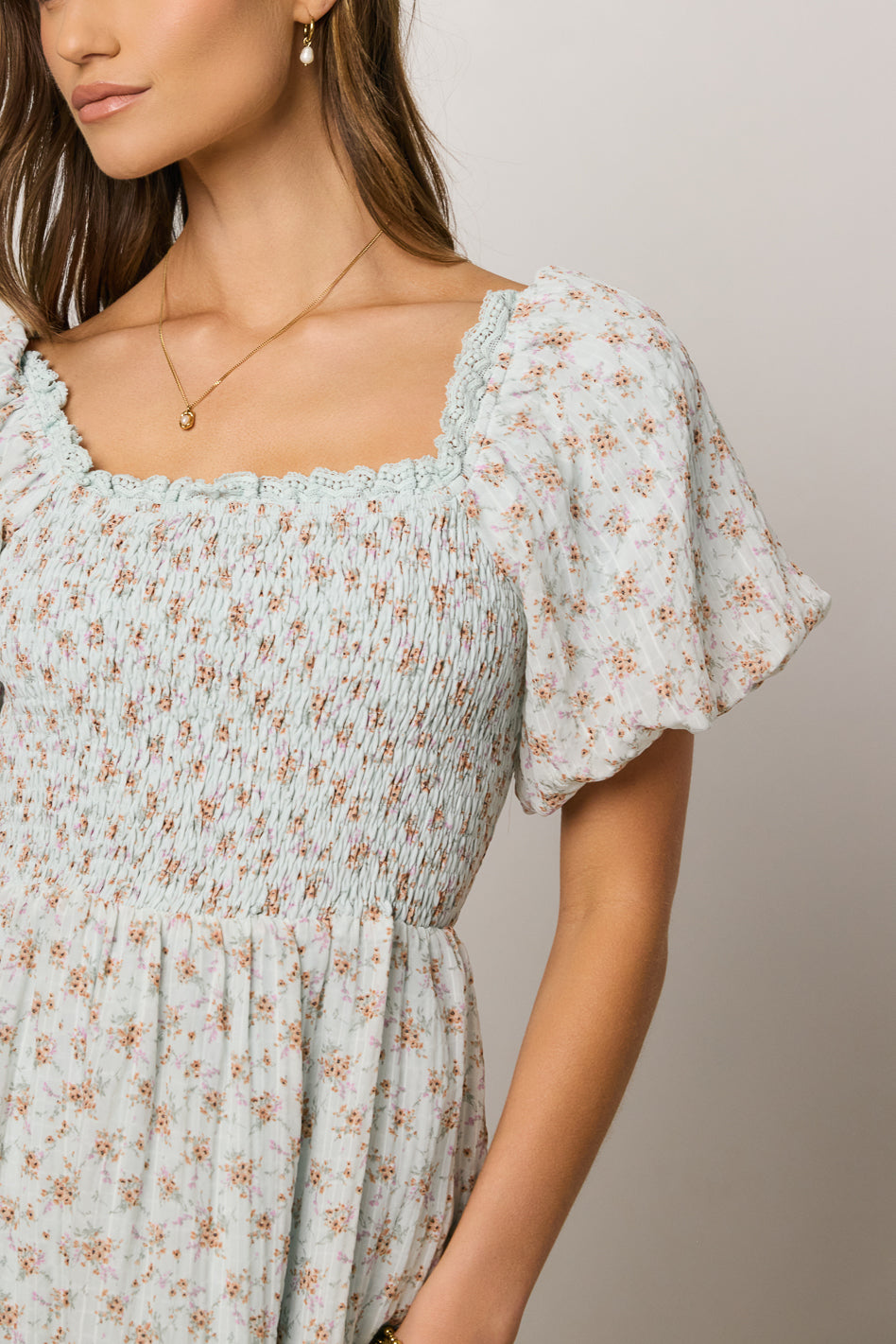 Asha Floral Midi Dress - FINAL SALE