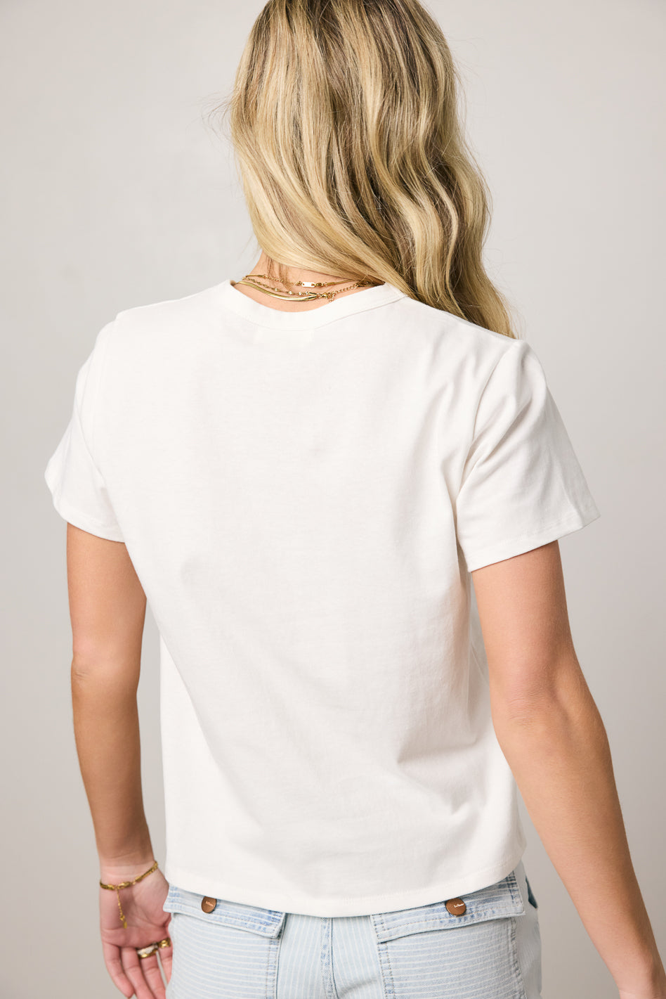 Bella Mia Graphic Tee in Blue - FINAL SALE