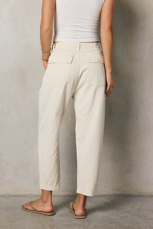 Rosie Tencel Loose Pants in Beige - FINAL SALE