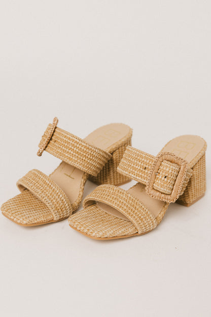 Corey Raffia Heel