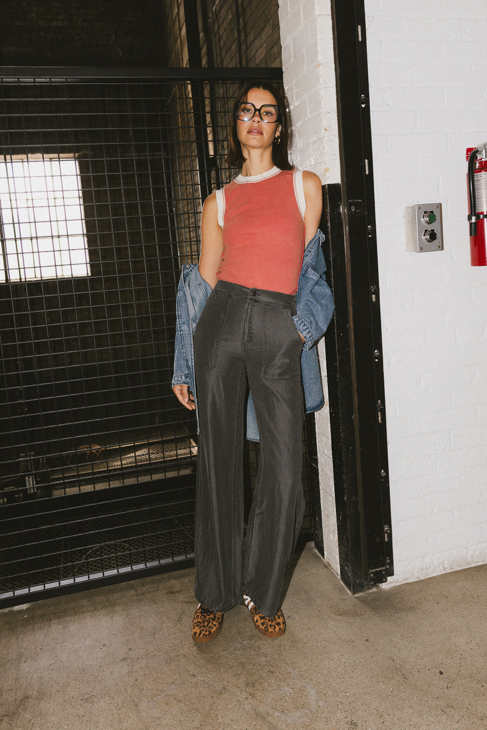 Reece Wide Leg Pants in Black - FINAL SALE