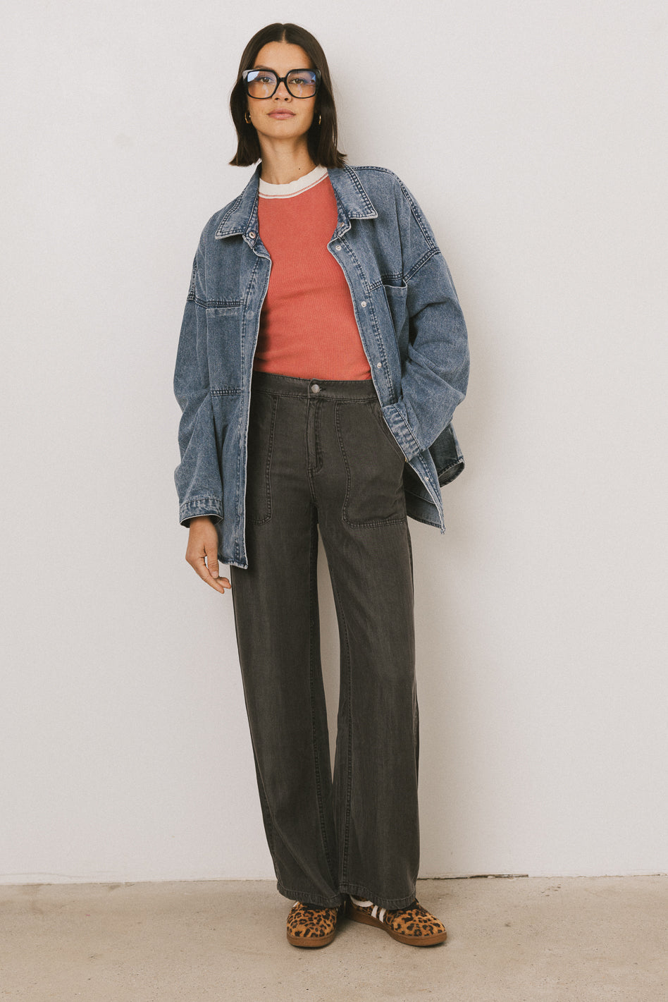 Reece Wide Leg Pants in Black - FINAL SALE