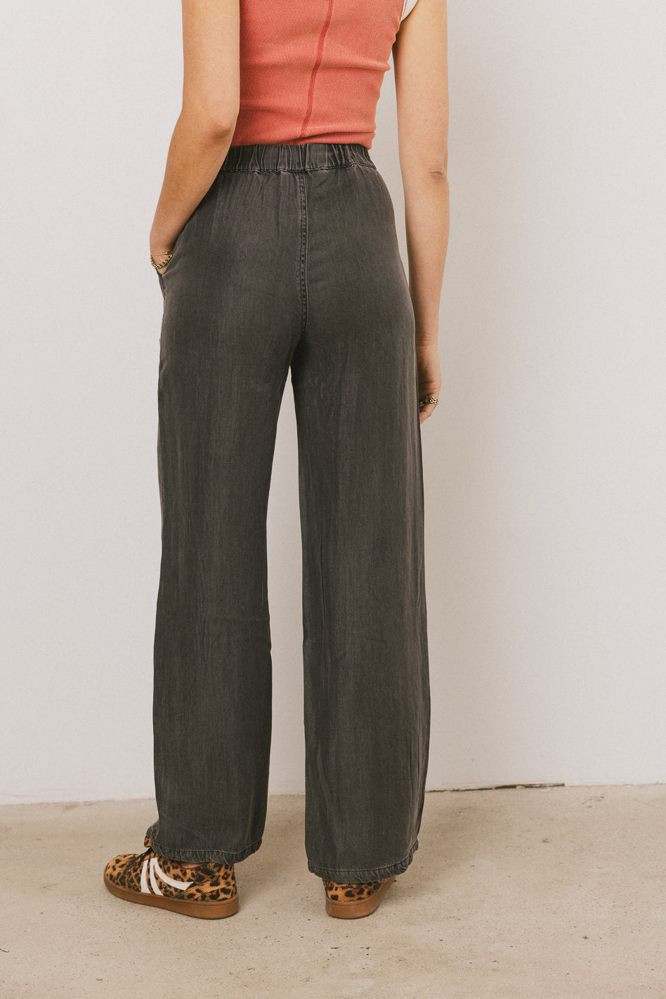 Reece Wide Leg Pants in Black - FINAL SALE