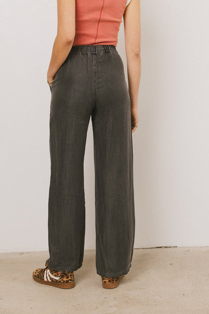 Reece Wide Leg Pants in Black - FINAL SALE