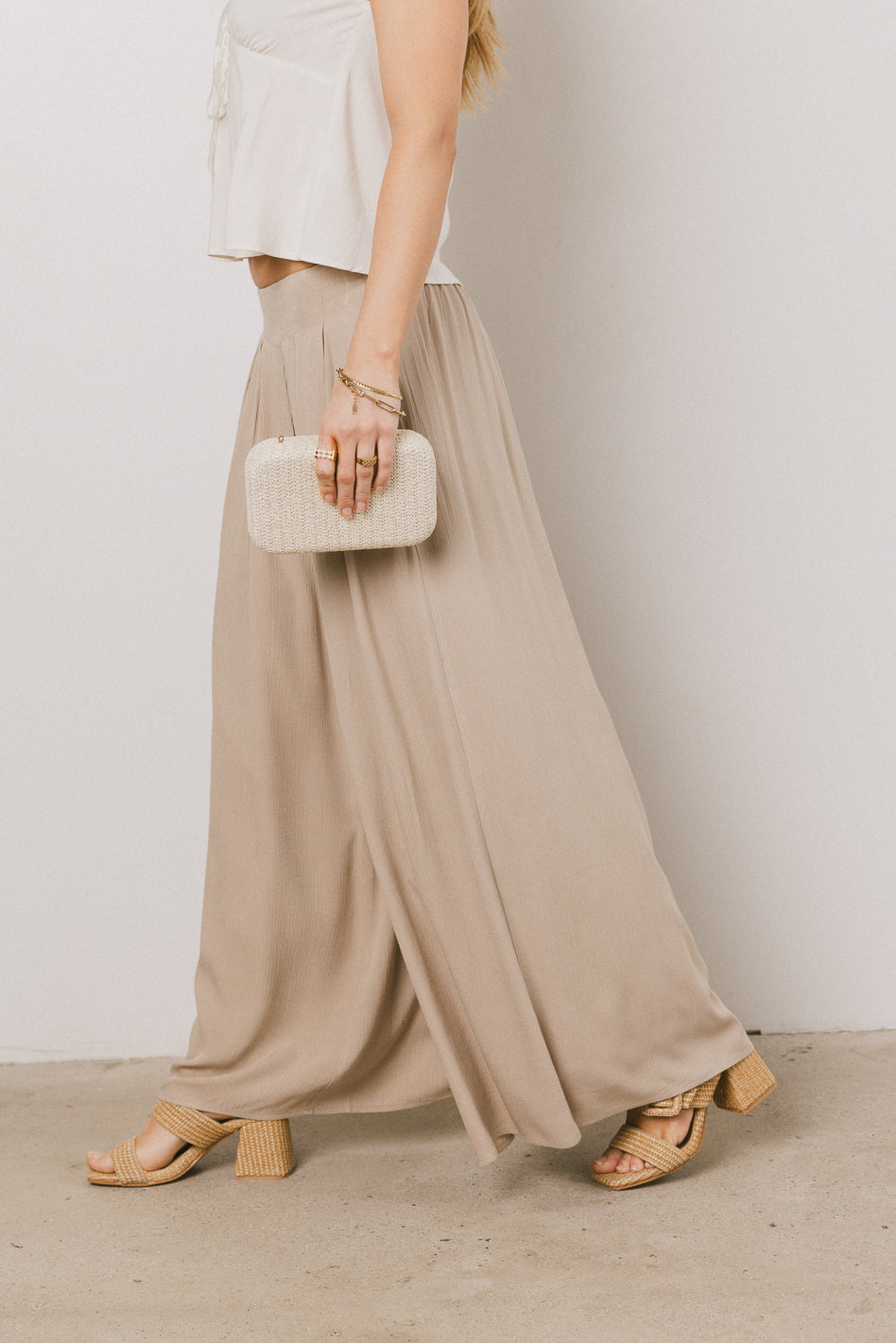 Kiaan Baggy Pants in Tan - FINAL SALE