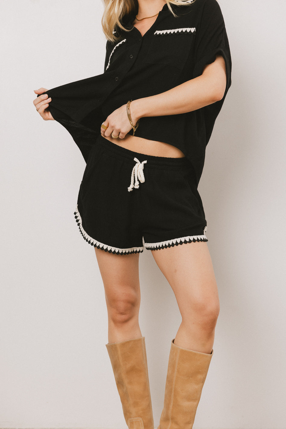 Kiana Embroidered Shorts - FINAL SALE