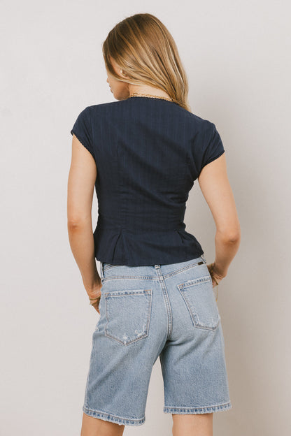 Lillian Distressed Denim Shorts - FINAL SALE
