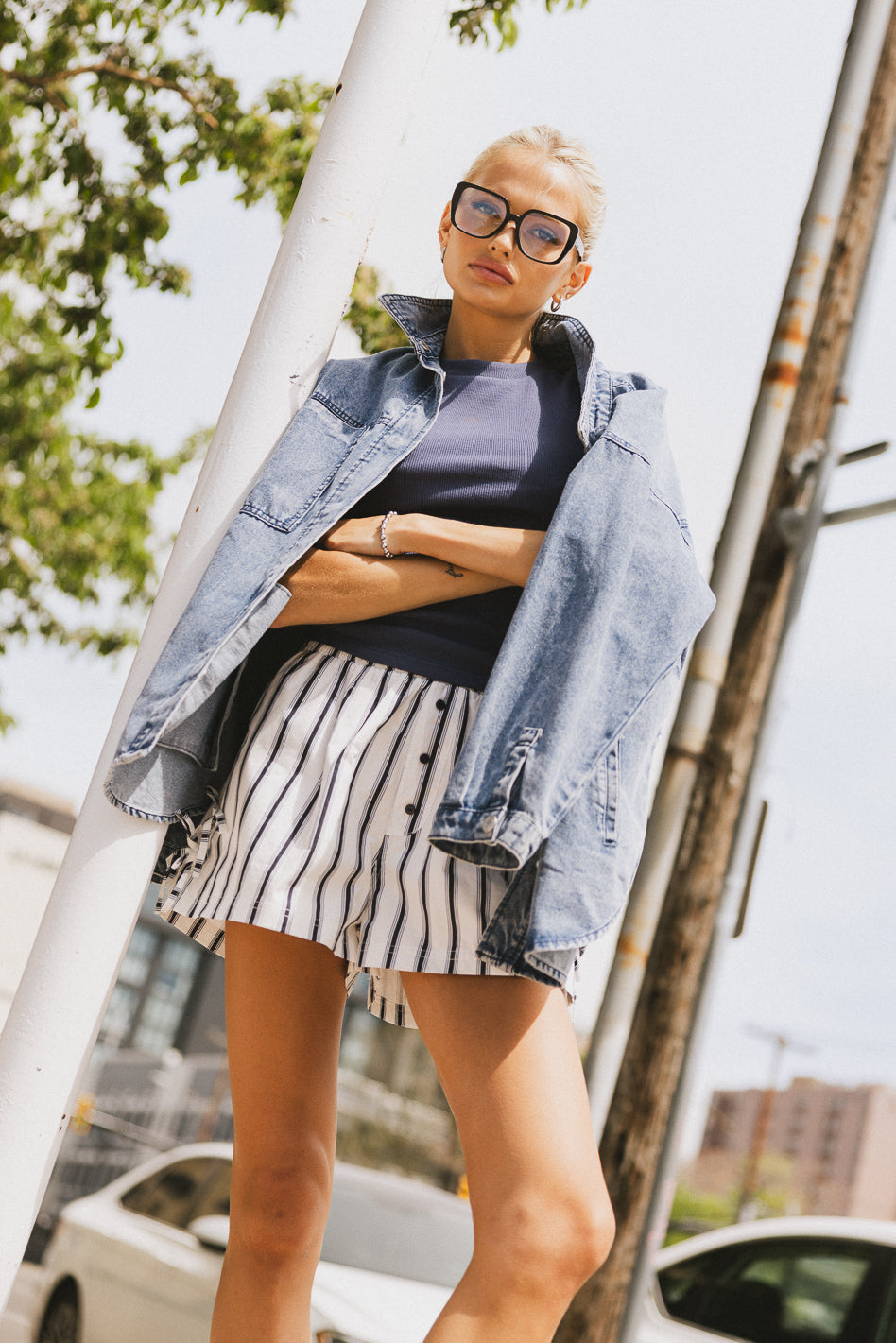 Alma Striped Shorts - FINAL SALE