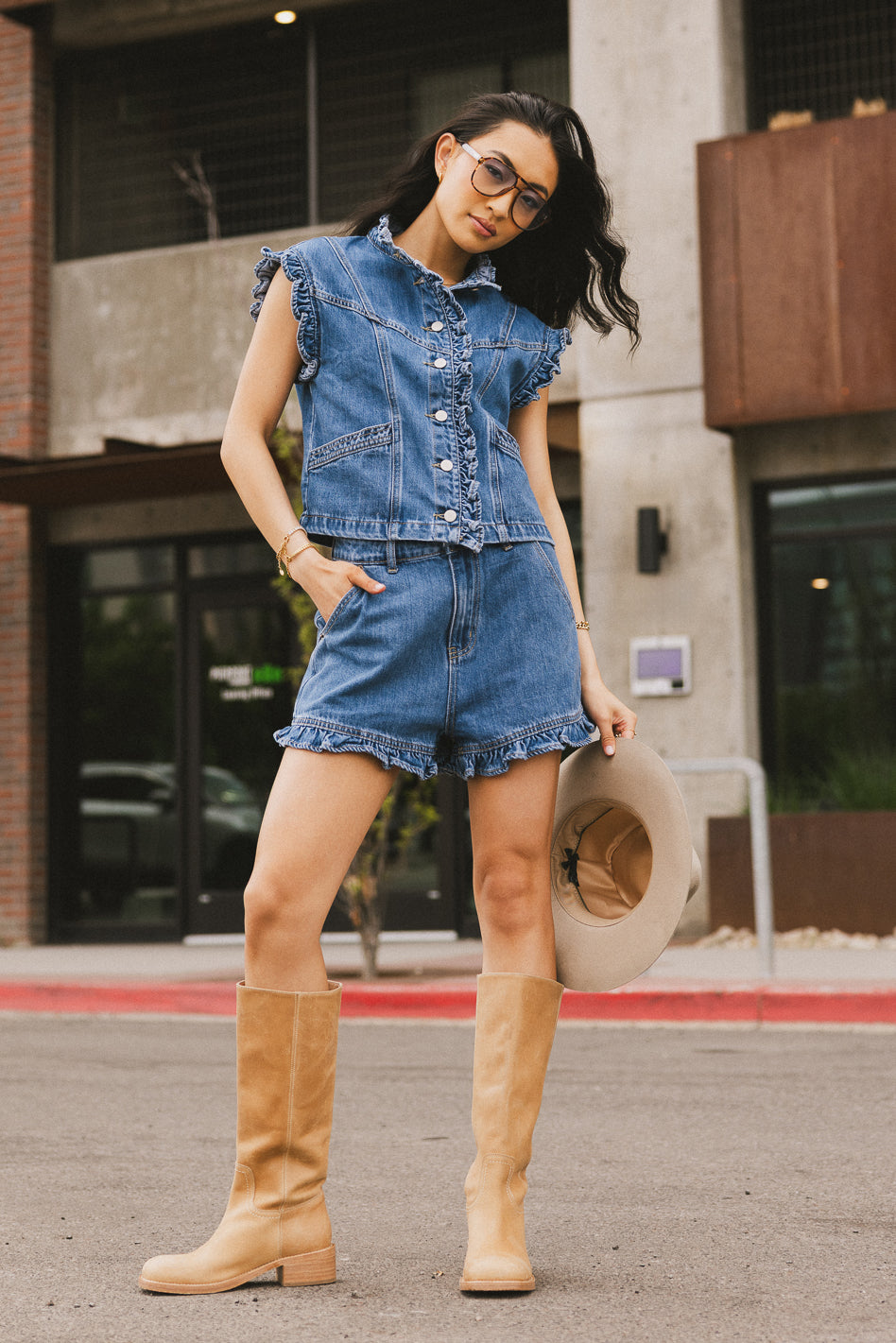 Sasha Ruffled Shorts - FINAL SALE