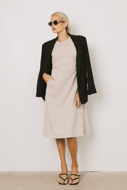 Kyra Midi Dress in Khaki - FINAL SALE