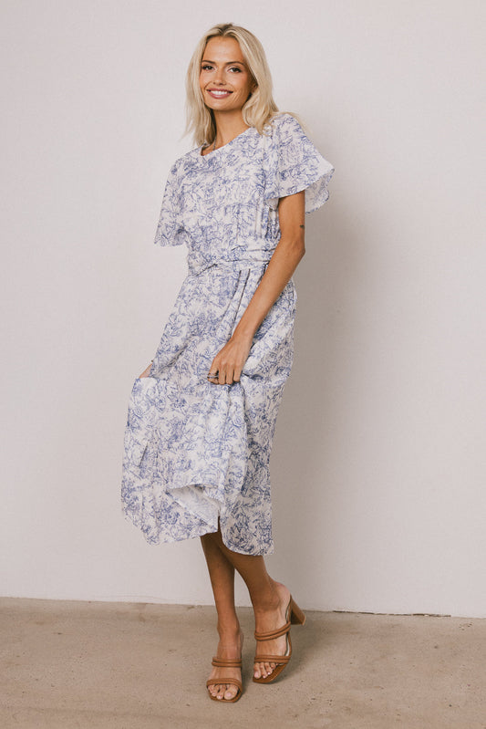 Theresa Floral Midi Dress - FINAL SALE