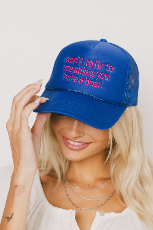 Don't Talk To Me Baseball Cap - FINAL SALE