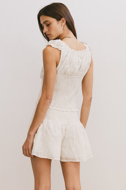 Devin Embroidered Mini Skort - FINAL SALE