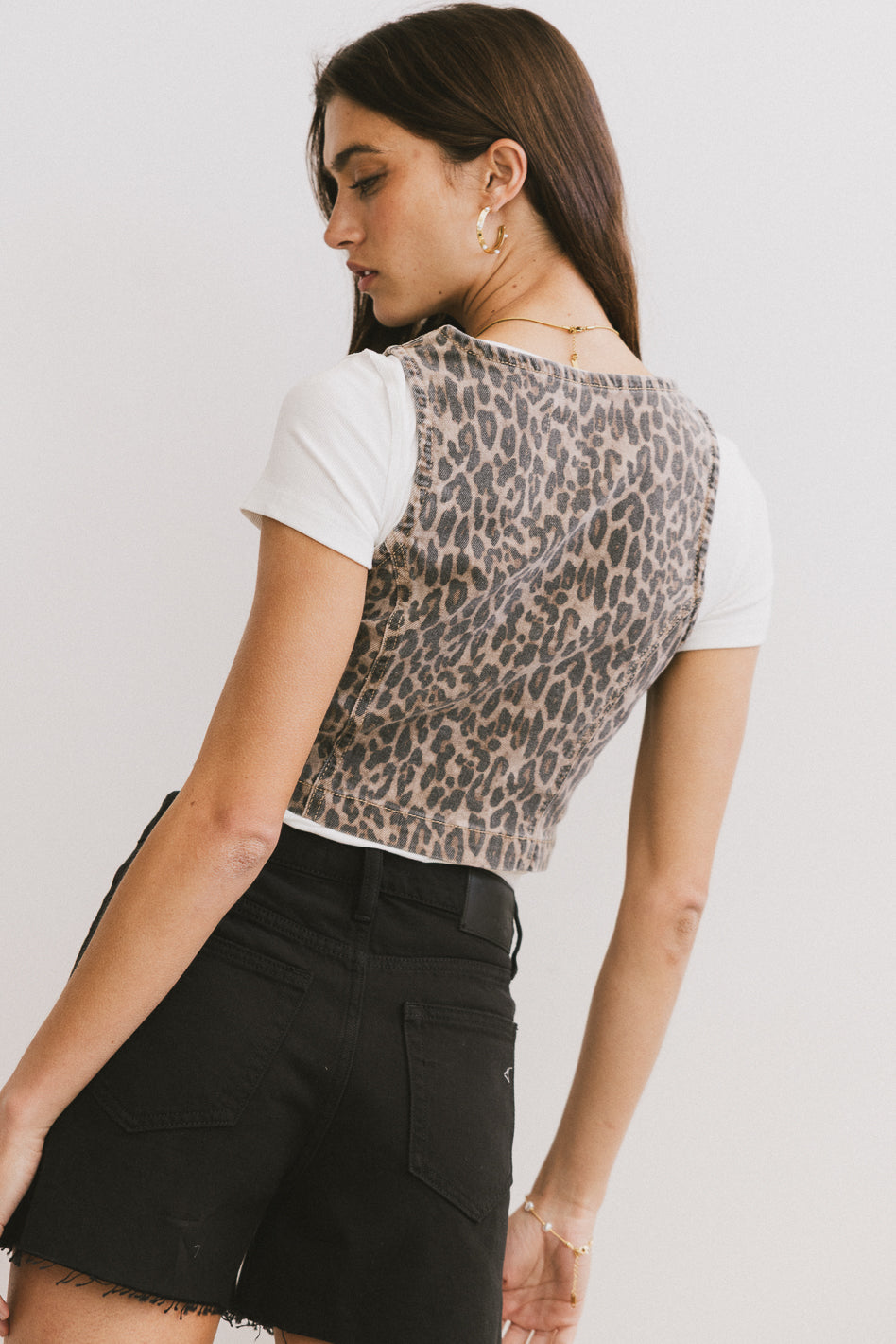 Holly Cheetah Vest - FINAL SALE