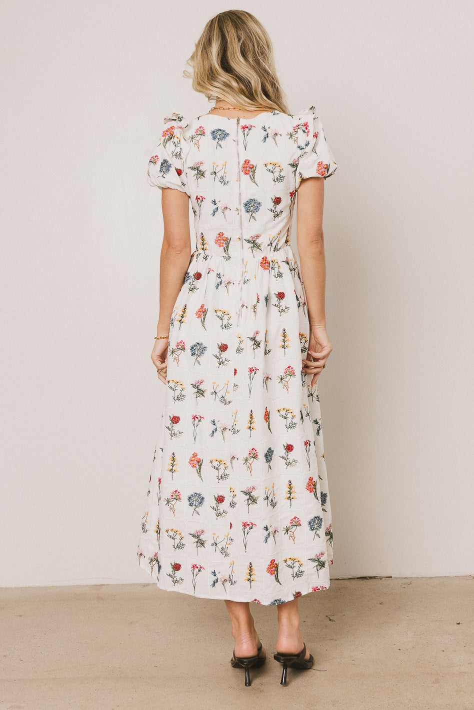 Jayce Embroidered Floral Maxi Dress - FINAL SALE