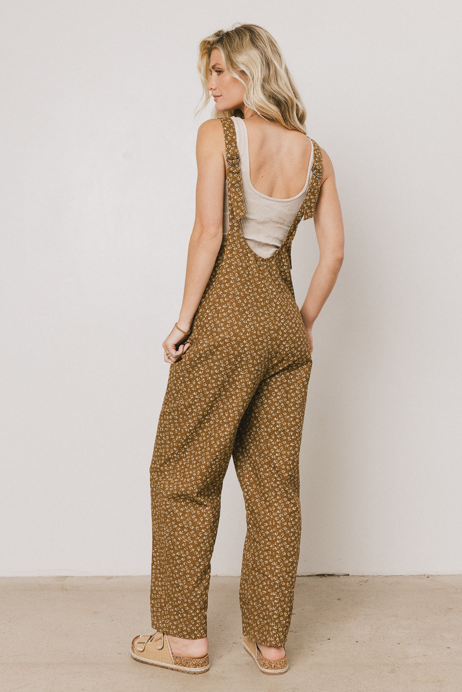 Lillian Floral Overalls - FINAL SALE