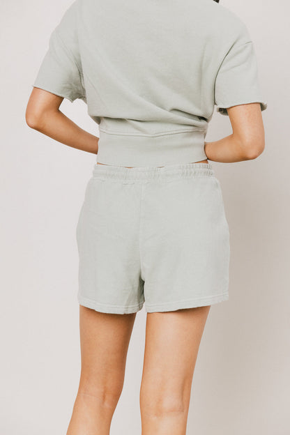 Willa Knit Shorts in Sage - FINAL SALE