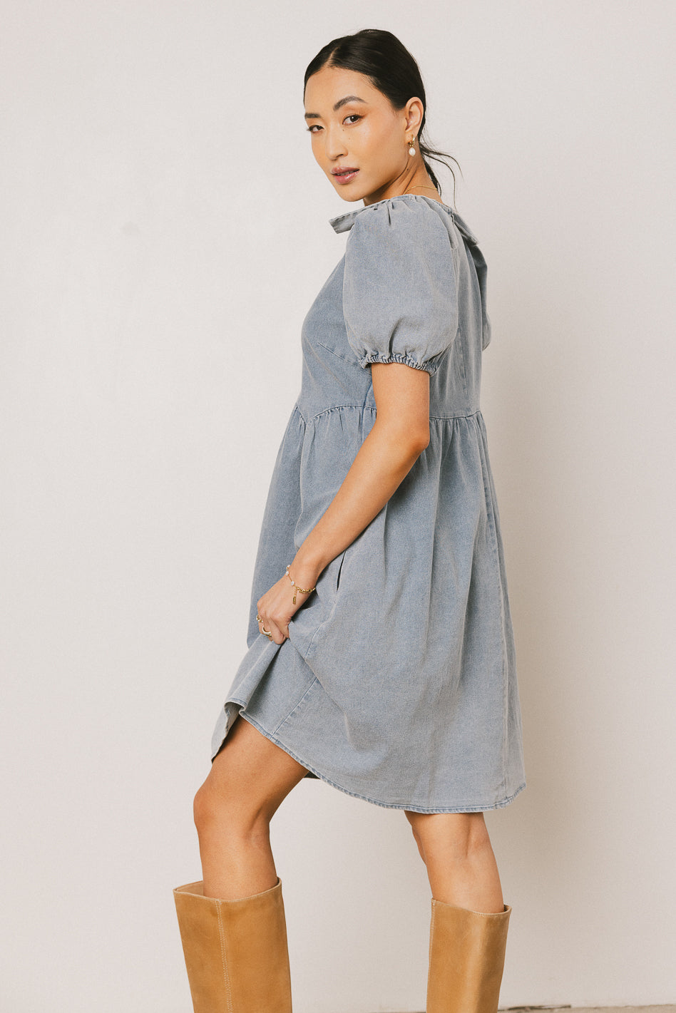 Archer Denim Mini Dress - FINAL SALE